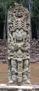 Estela A, Copán, Período Clásico Tardío, c.730 d.C.